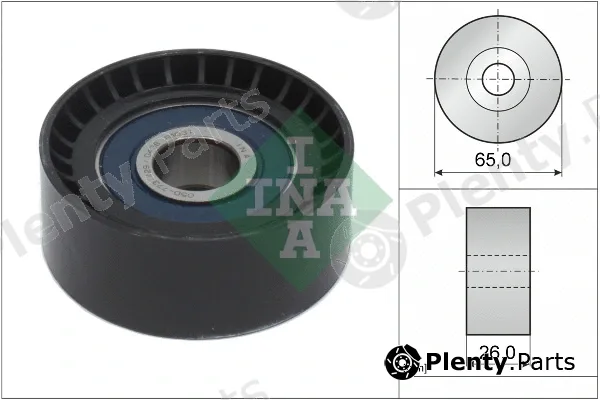 INA 532066610 — Deflection/Guide Pulley, V-ribbed belt