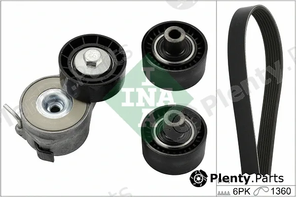 INA 529040410 — V-Ribbed Belt Set