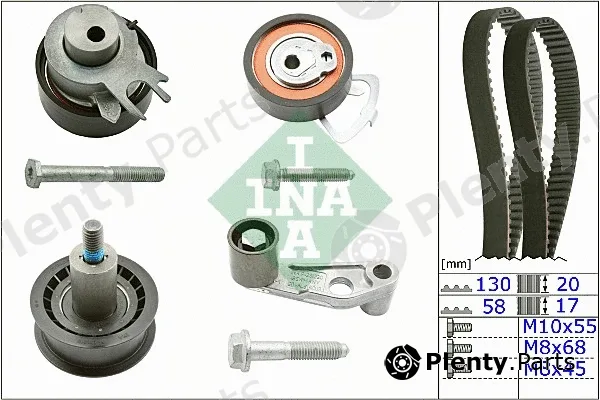 INA 530036010 — Timing Belt Kit