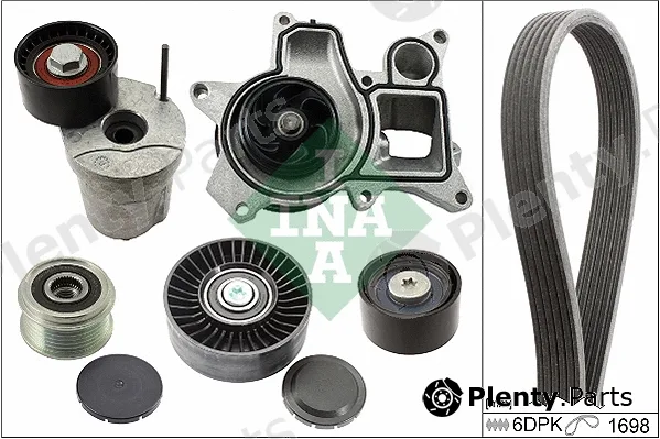 INA 529001930 — Water Pump + V-Ribbed Belt Kit