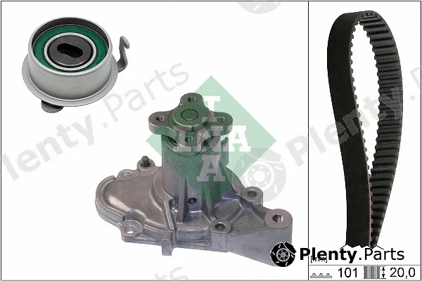 INA 530035530 — Water Pump & Timing Belt Kit