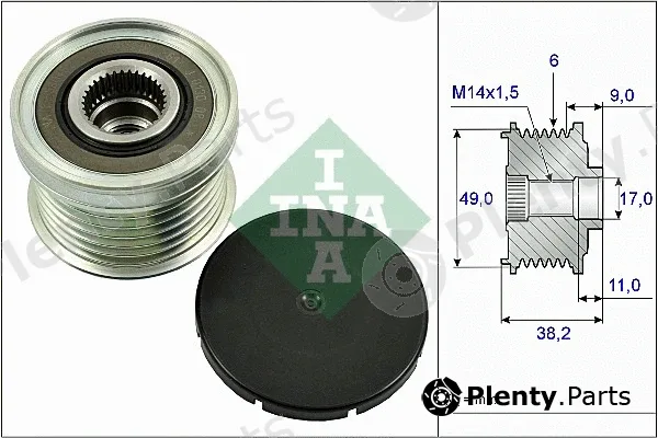 INA 535026810 — Alternator Freewheel Clutch
