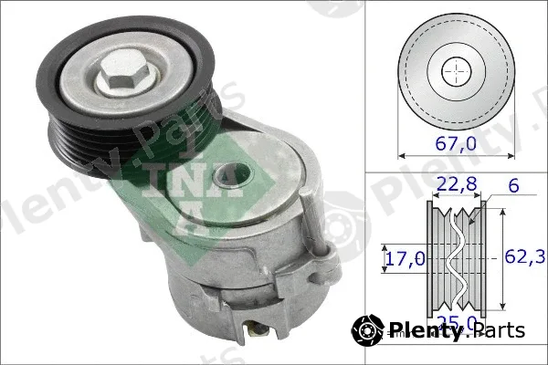 INA 534024610 — Belt Tensioner, V-ribbed belt
