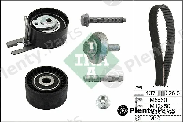 INA 530037510 — Timing Belt Kit