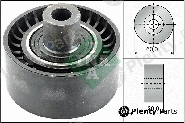INA 532053810 — Deflection/Guide Pulley, V-ribbed belt