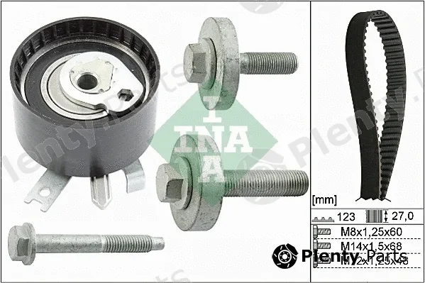 INA 530019710 — Timing Belt Kit