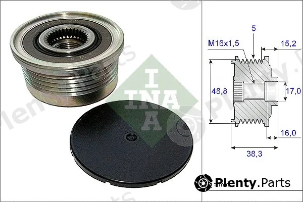 INA 535004810 — Alternator Freewheel Clutch