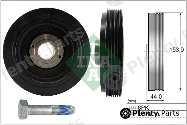 INA 544004220 — Belt Pulley Set, crankshaft