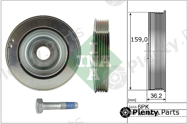 INA 544017320 — Belt Pulley Set, crankshaft