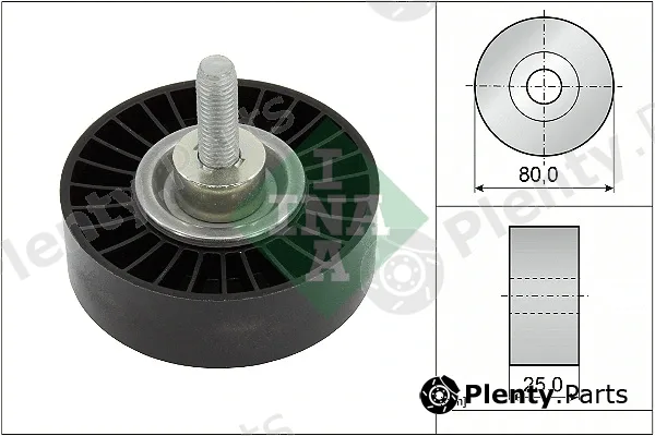 INA 532088710 — Deflection/Guide Pulley, V-ribbed belt