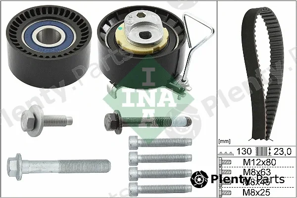 INA 530074610 — Timing Belt Kit