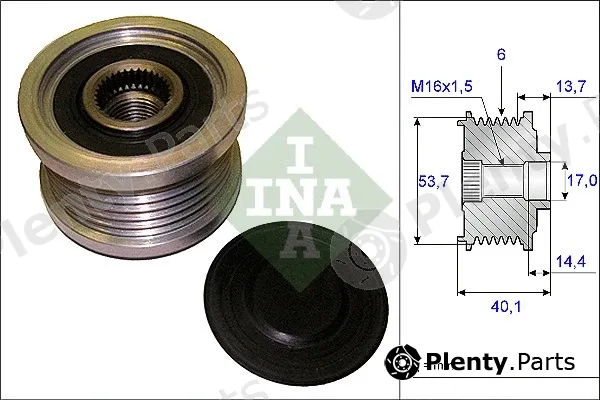 INA 535020210 — Alternator Freewheel Clutch