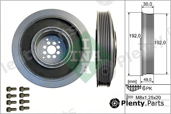 INA 544010220 — Belt Pulley Set, crankshaft