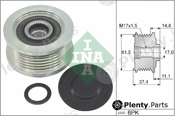 INA 535034810 — Alternator Freewheel Clutch