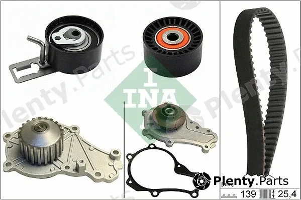 INA 530057730 — Water Pump & Timing Belt Kit