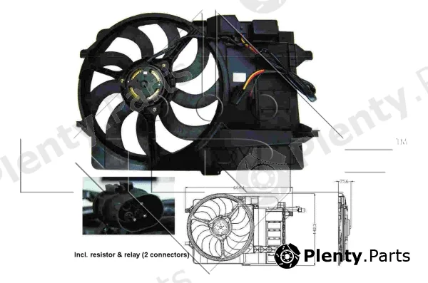NRF 47302 — Fan, engine cooling