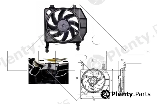 NRF 47261 — Fan, engine cooling