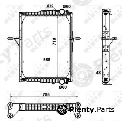 NRF 53432 — Radiator, engine cooling