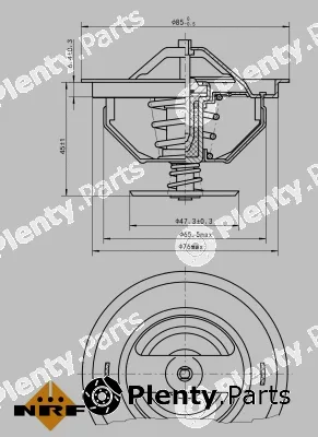 NRF 725198 — Thermostat, coolant