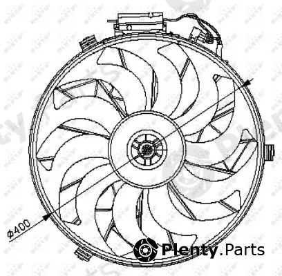 NRF 47028 — Fan, engine cooling