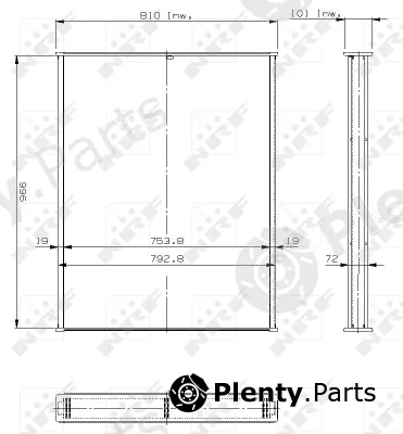 NRF 14772 — Core, radiator