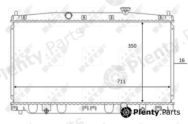 NRF 59066 — Radiator, engine cooling