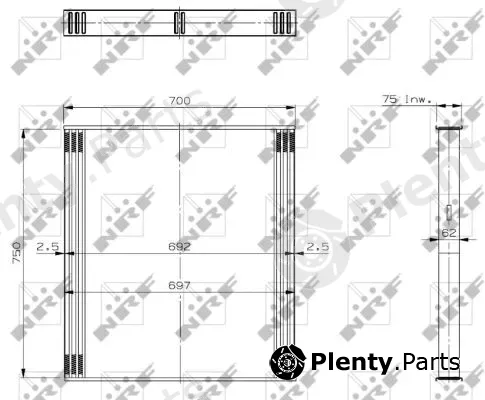 NRF 19316 — Core, radiator