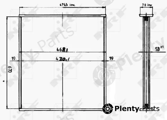 NRF 14511 — Core, radiator