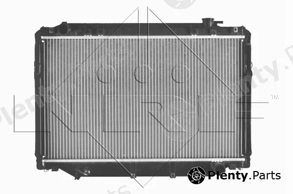 NRF 596712 — Radiator, engine cooling