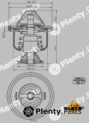 NRF 725199 — Thermostat, coolant EASY FIT