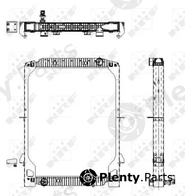 NRF 539568 — Radiator, engine cooling