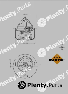 NRF 725054 — Thermostat, coolant