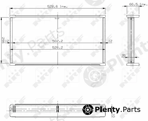 NRF 17202 — Core, radiator