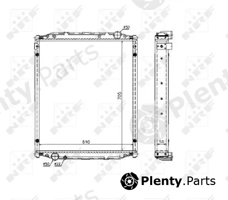 NRF 51604 — Radiator, engine cooling