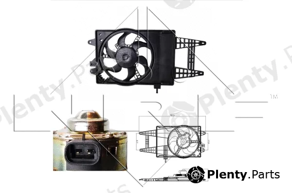 NRF 47243 — Fan, engine cooling