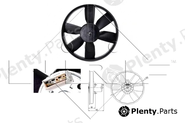 NRF 47402 — Fan, engine cooling