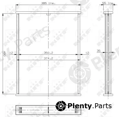 NRF 17811 — Core, radiator