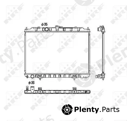 NRF 53452 — Radiator, engine cooling