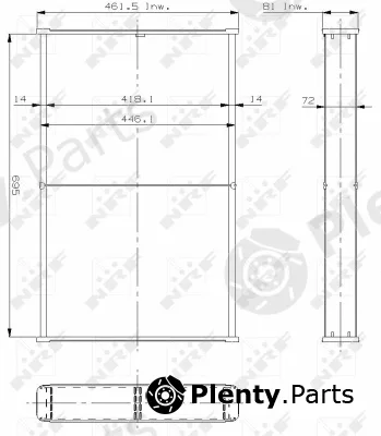 NRF 14022 — Core, radiator