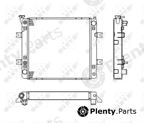 NRF 52240 — Radiator, engine cooling EASY FIT