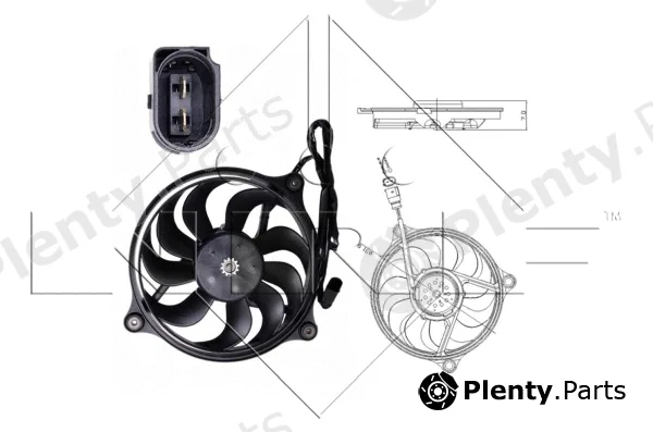 NRF 47699 — Fan, engine cooling