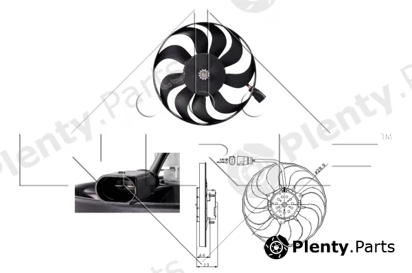 NRF 47381 — Fan, engine cooling