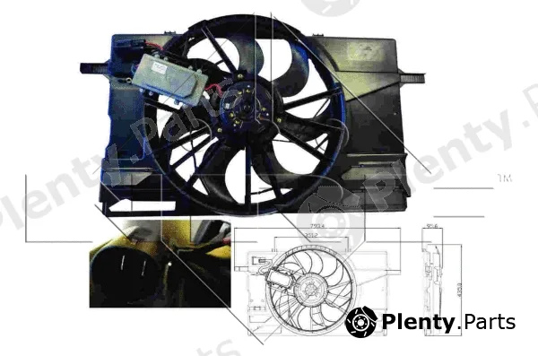 NRF 47412 — Fan, engine cooling