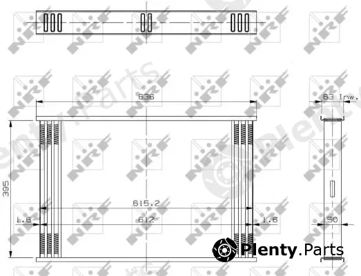 NRF 19076 — Radiator Core, charge air cooler