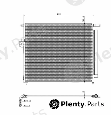 NRF 350425 — Condenser, air conditioning