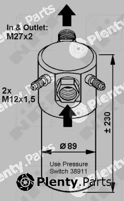 NRF 33064 — Dryer, air conditioning EASY FIT
