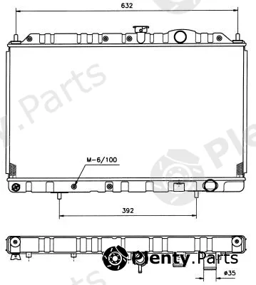 NRF 513485 — Radiator, engine cooling
