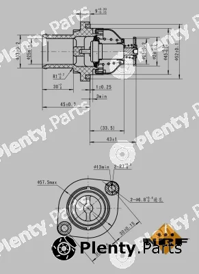NRF 725035 — Thermostat, coolant EASY FIT