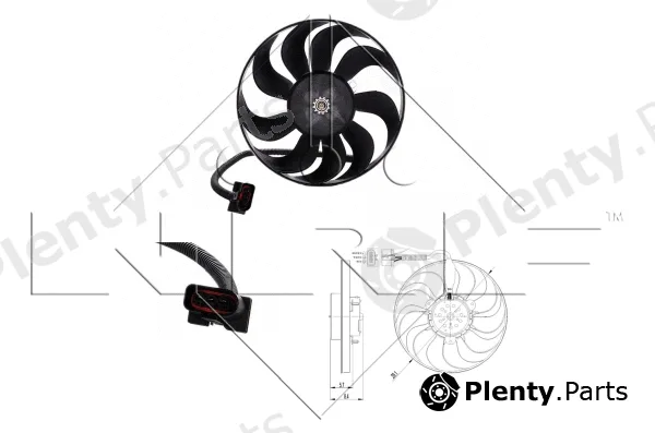 NRF 47398 — Fan, engine cooling