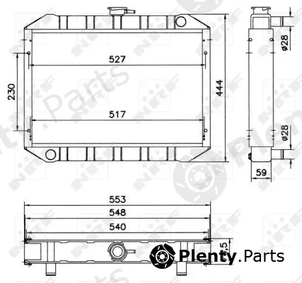 NRF 52048 — Radiator, engine cooling